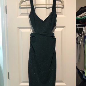 Hunter green dress